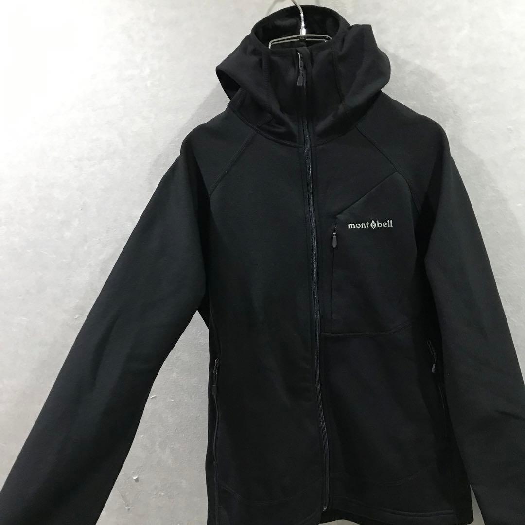 mont-bell モンベル トレールアクションパーカー 美品 ブラック Ｍ