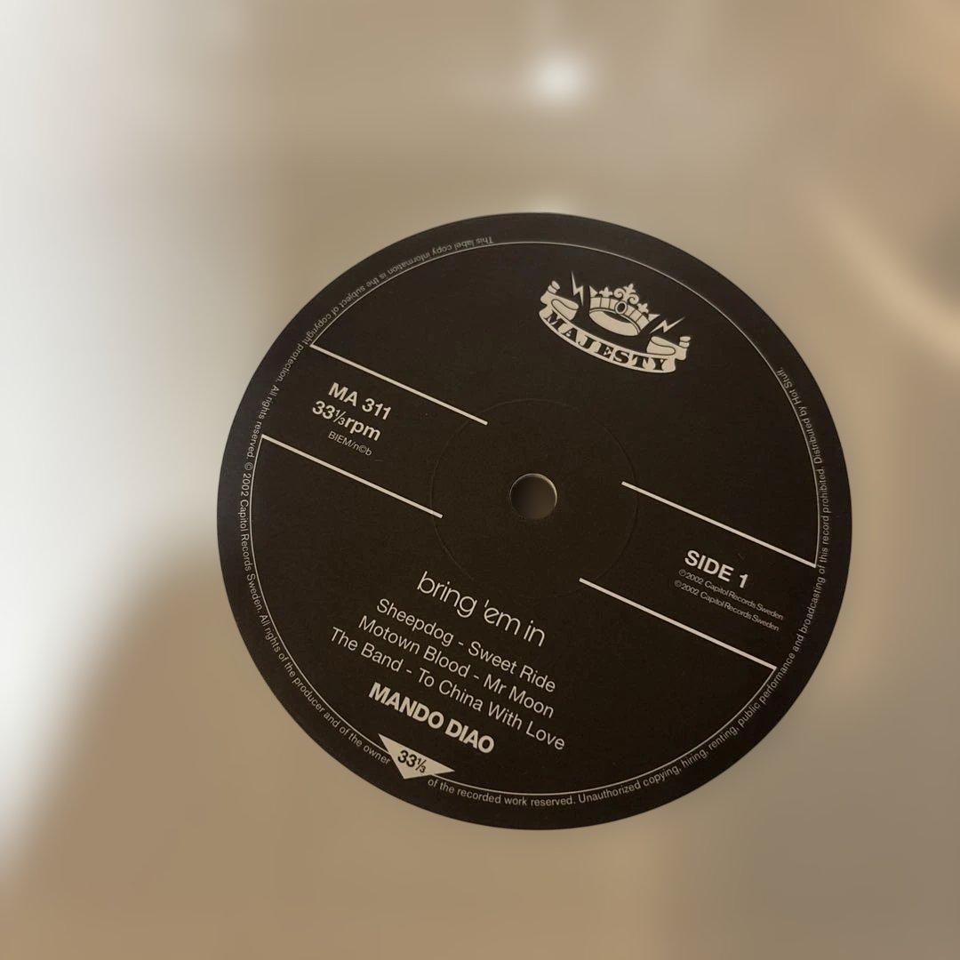 MANDO DIAO bring 'em in 限定版 レコード