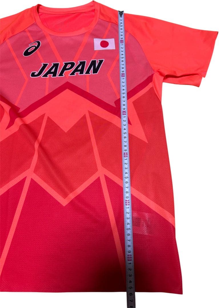 未使用/世界陸上 アシックスasics陸上日本代表オーセンティック半袖シャツ L
