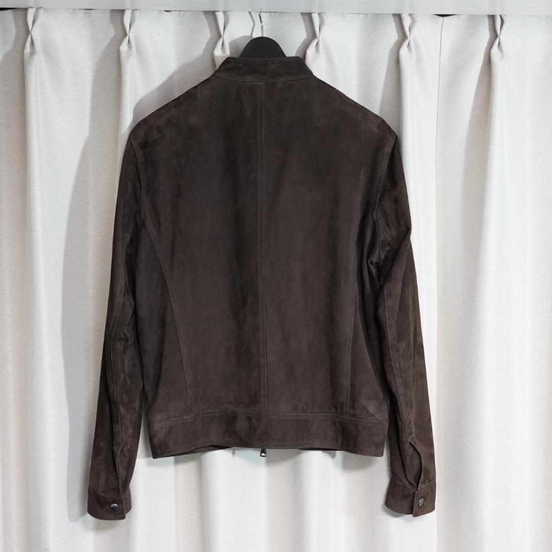 EMMETI × BEAMS 別注 JURI スエード ライダース 48 茶色