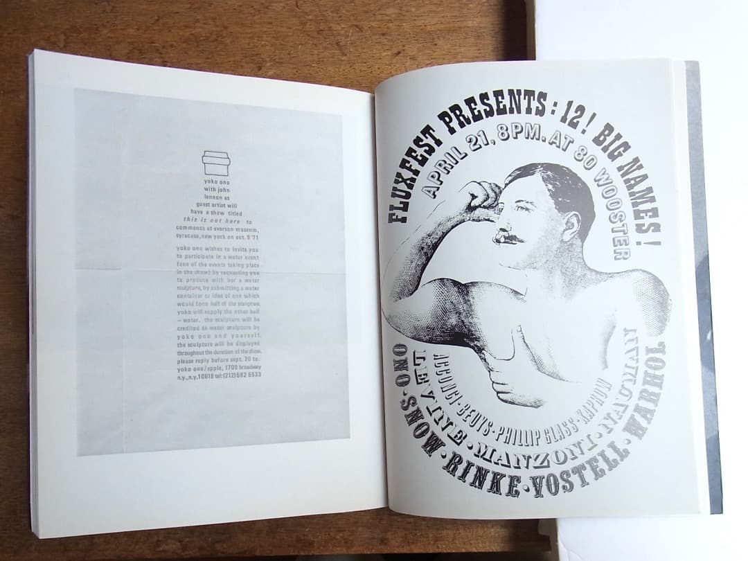 In the Spirit of FLUXUS／フルクサス展覧会図録1993年