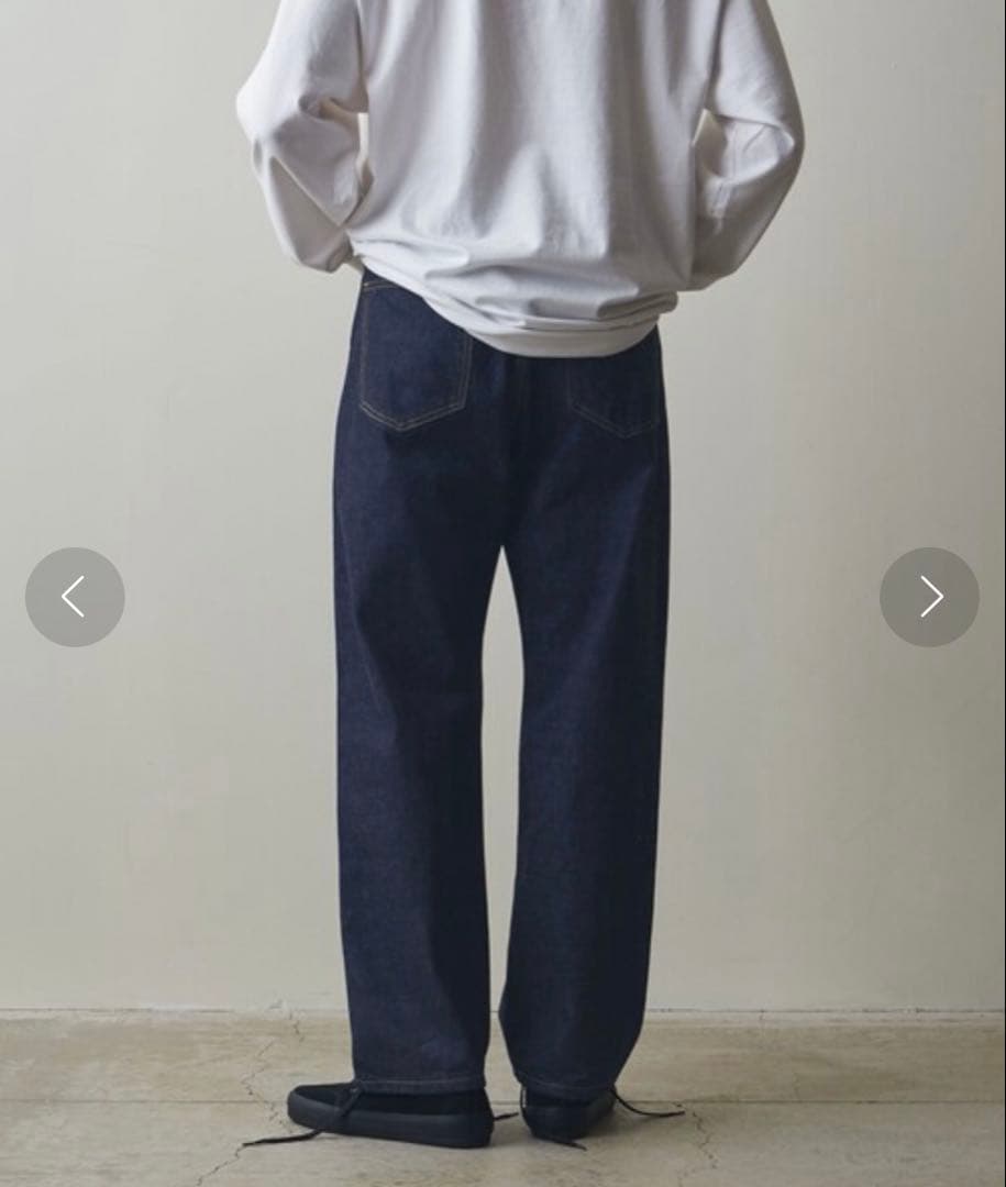 Steven Alan 13.5oz デニムリベット5ポケットバギー テーパード