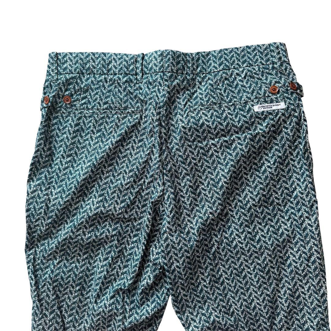 【新品未使用】マスターバニーエディション 総柄 ゴルフパンツ サイズ5