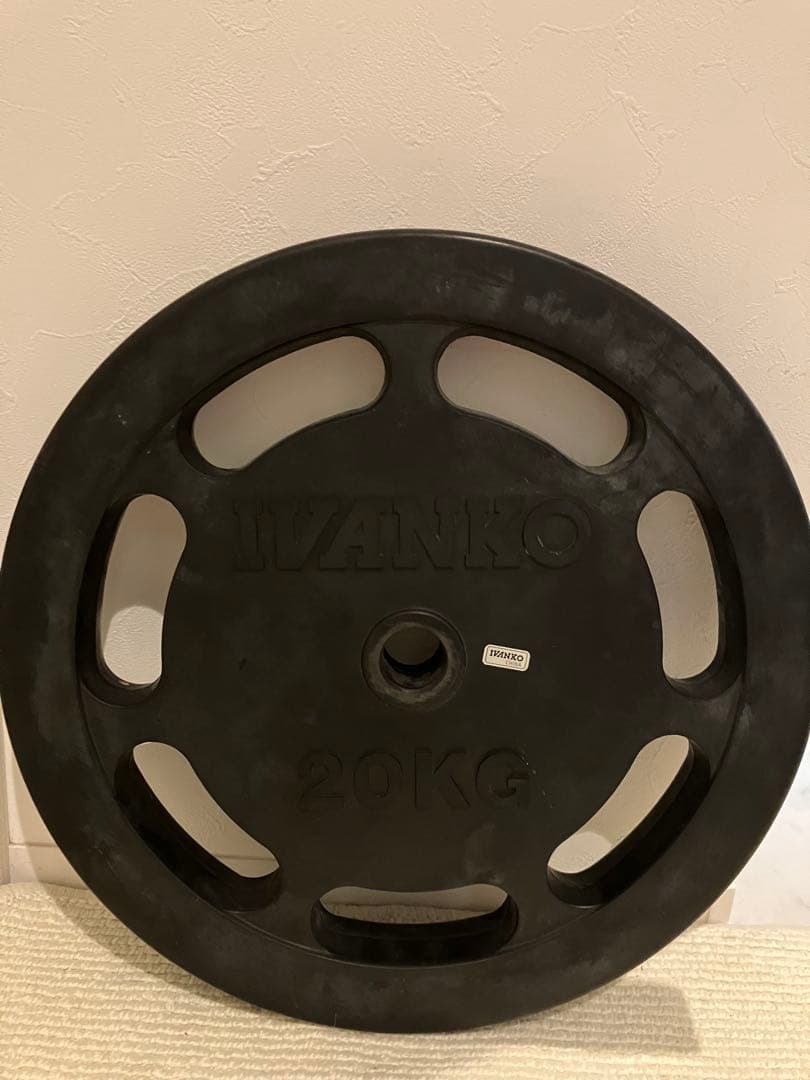IVANKO ラバープレート 28mm用 20kg✕1枚 ②ペア