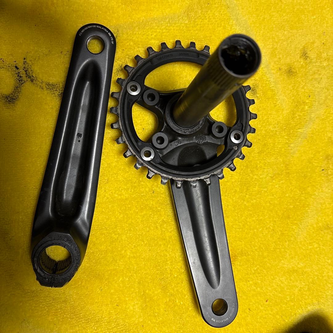 SHIMANO DEORE クランクセット SLX30T付