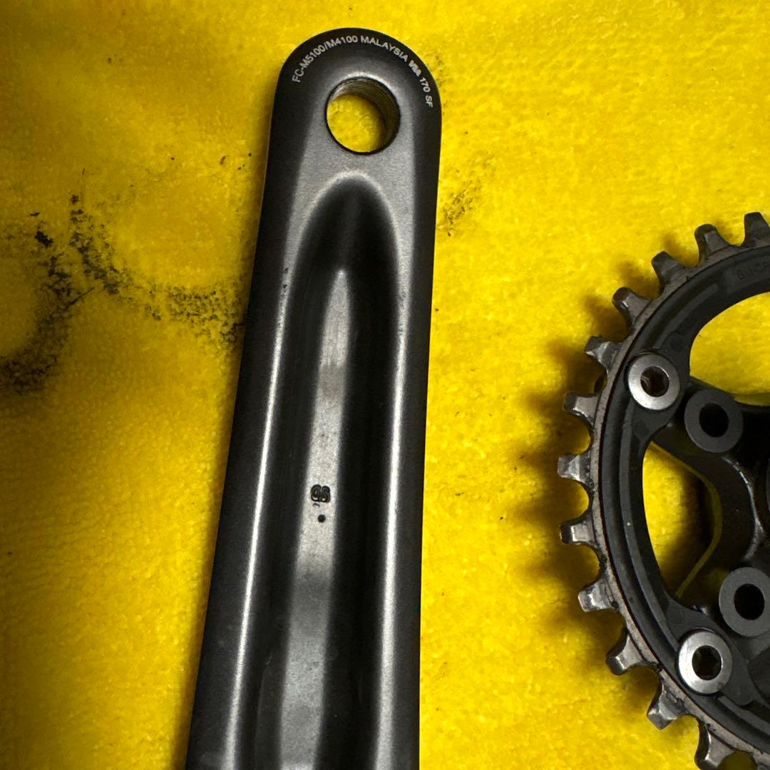 SHIMANO DEORE クランクセット SLX30T付
