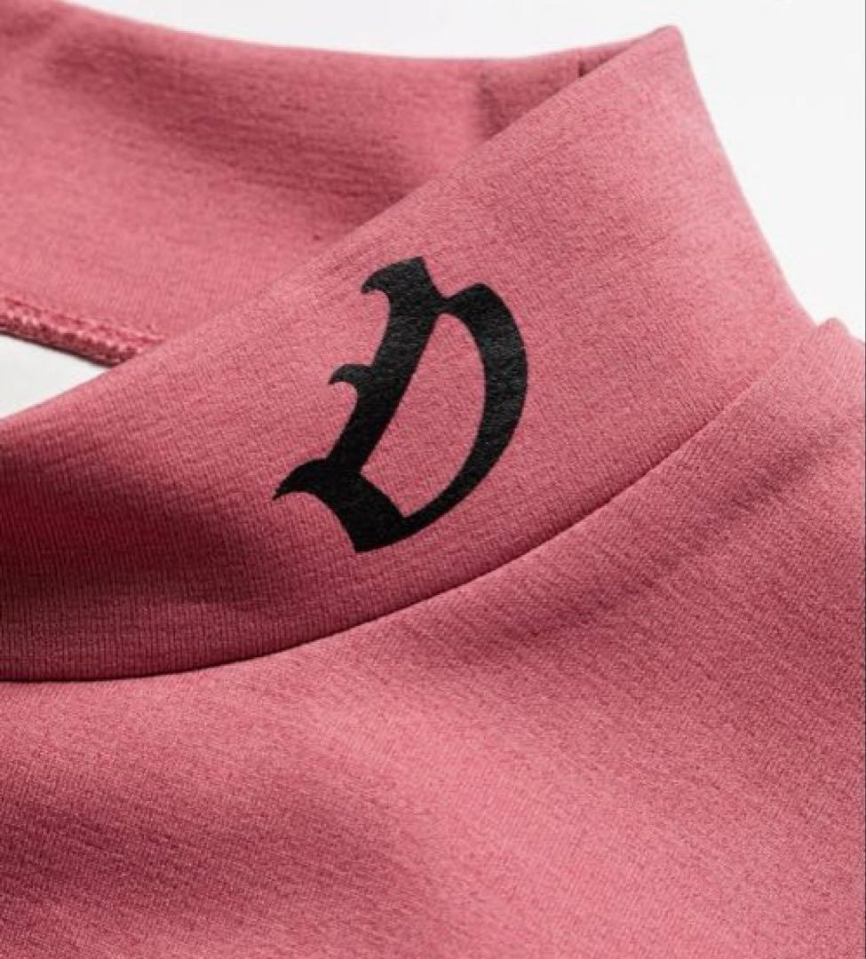 新品【デヴァローゴルフ】レディース デルタモックネック 長袖Tシャツ （M）