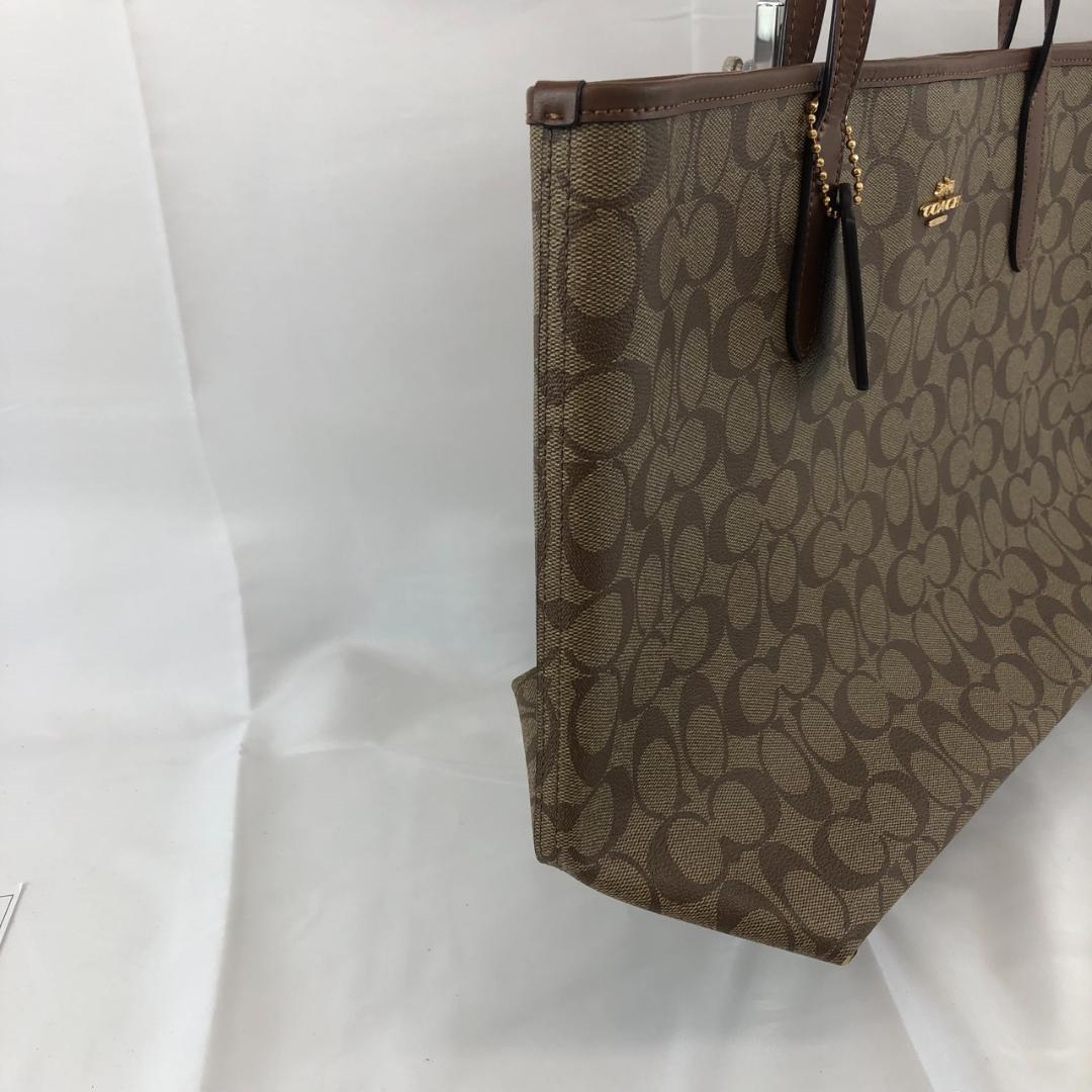 極美品⭐コーチ COACH シグネチャー柄トートバッグ 肩掛け