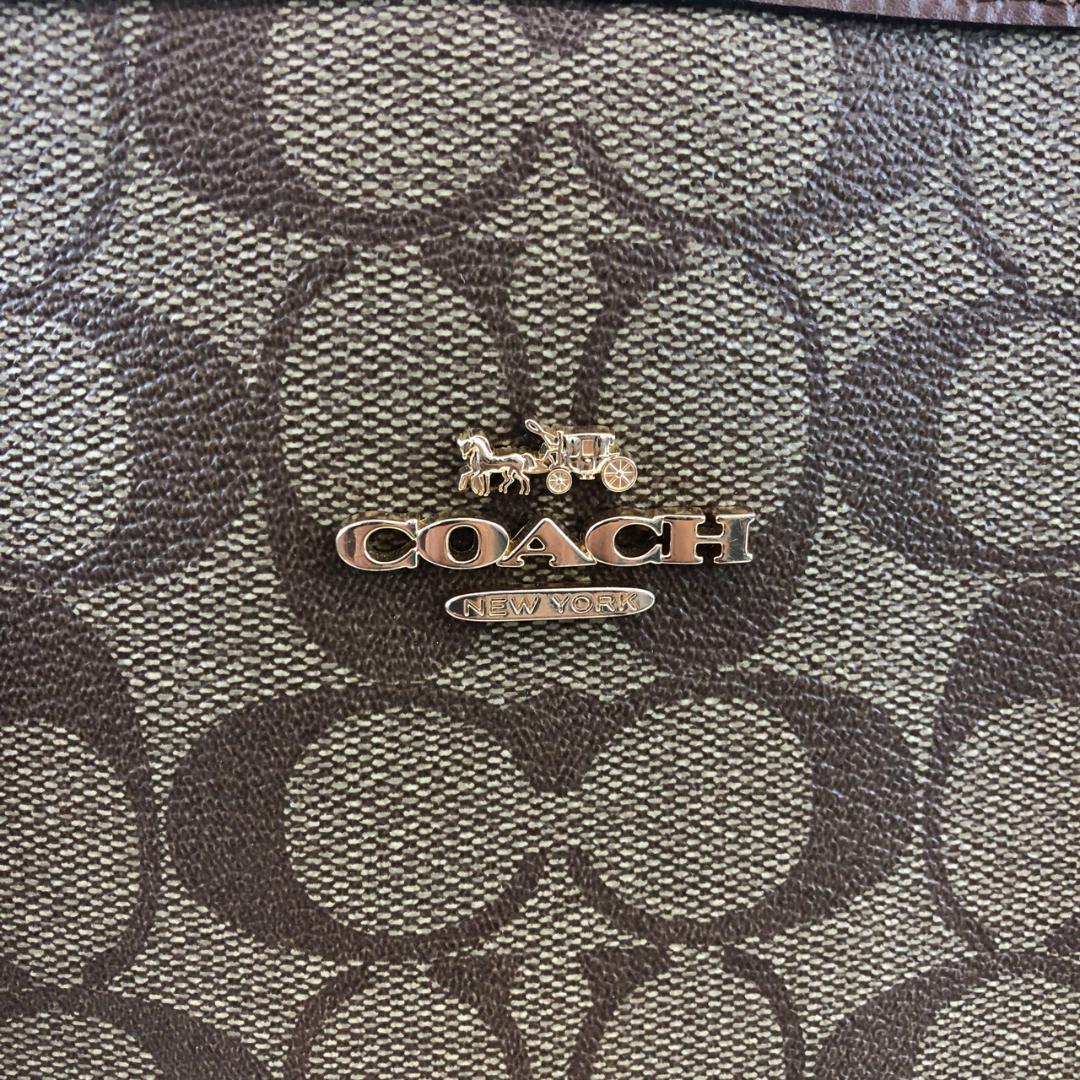 極美品⭐コーチ COACH シグネチャー柄トートバッグ 肩掛け