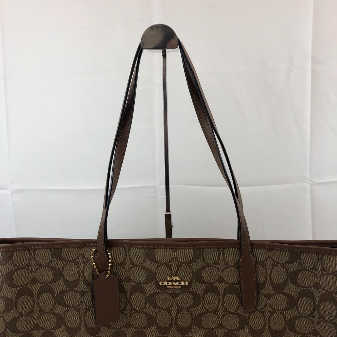 極美品⭐コーチ COACH シグネチャー柄トートバッグ 肩掛け