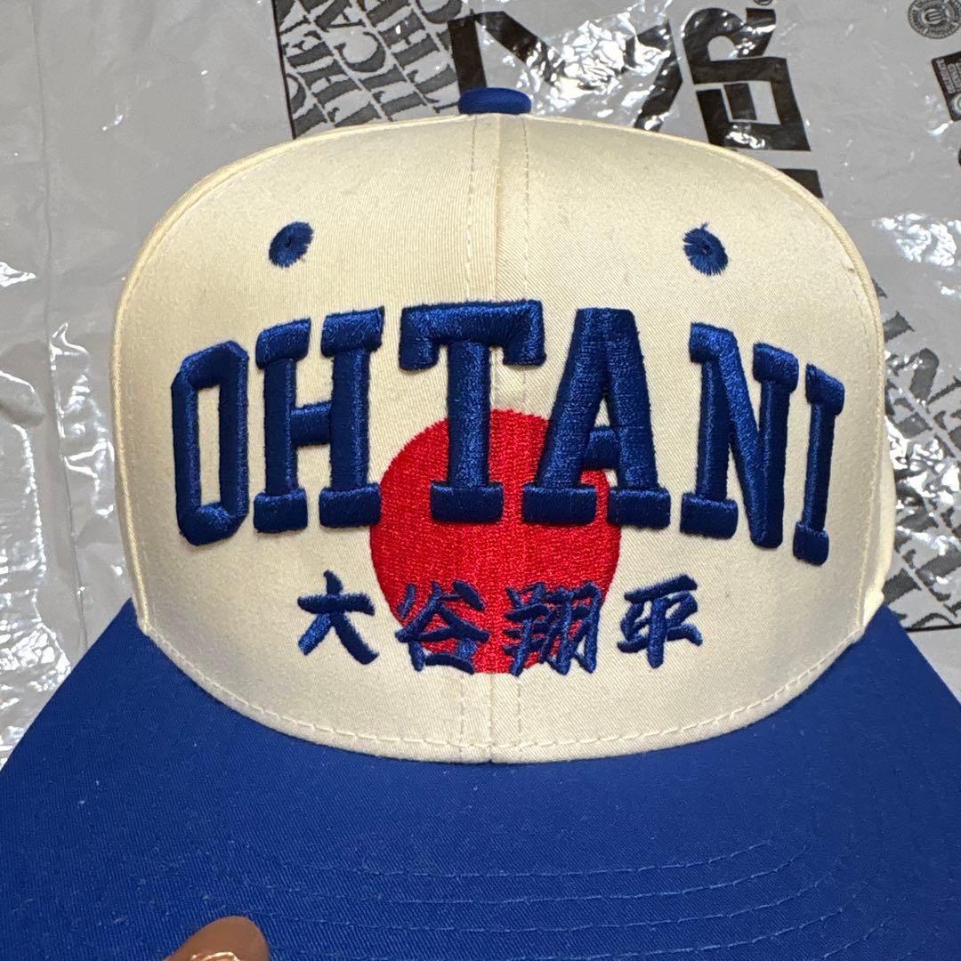 ドジャース OHTANI (大谷翔平)キャップ 日本の国旗デザイン