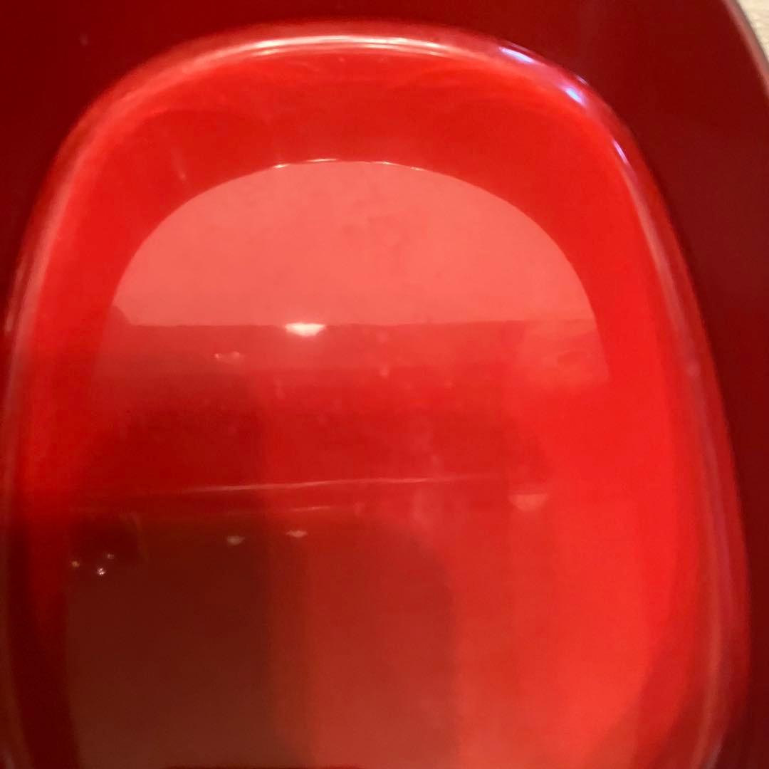 E-1 【味わい深い】漆器 小物入れ 溜塗り オーバル型 弁当箱 木箱付き