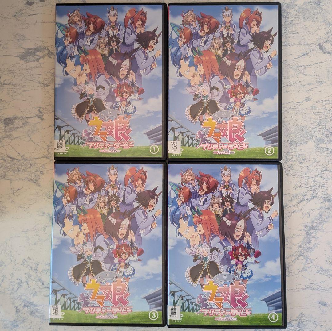 DVD　ウマ娘 プリティーダービー 1期、2期、3期　全14巻　新品ケース付