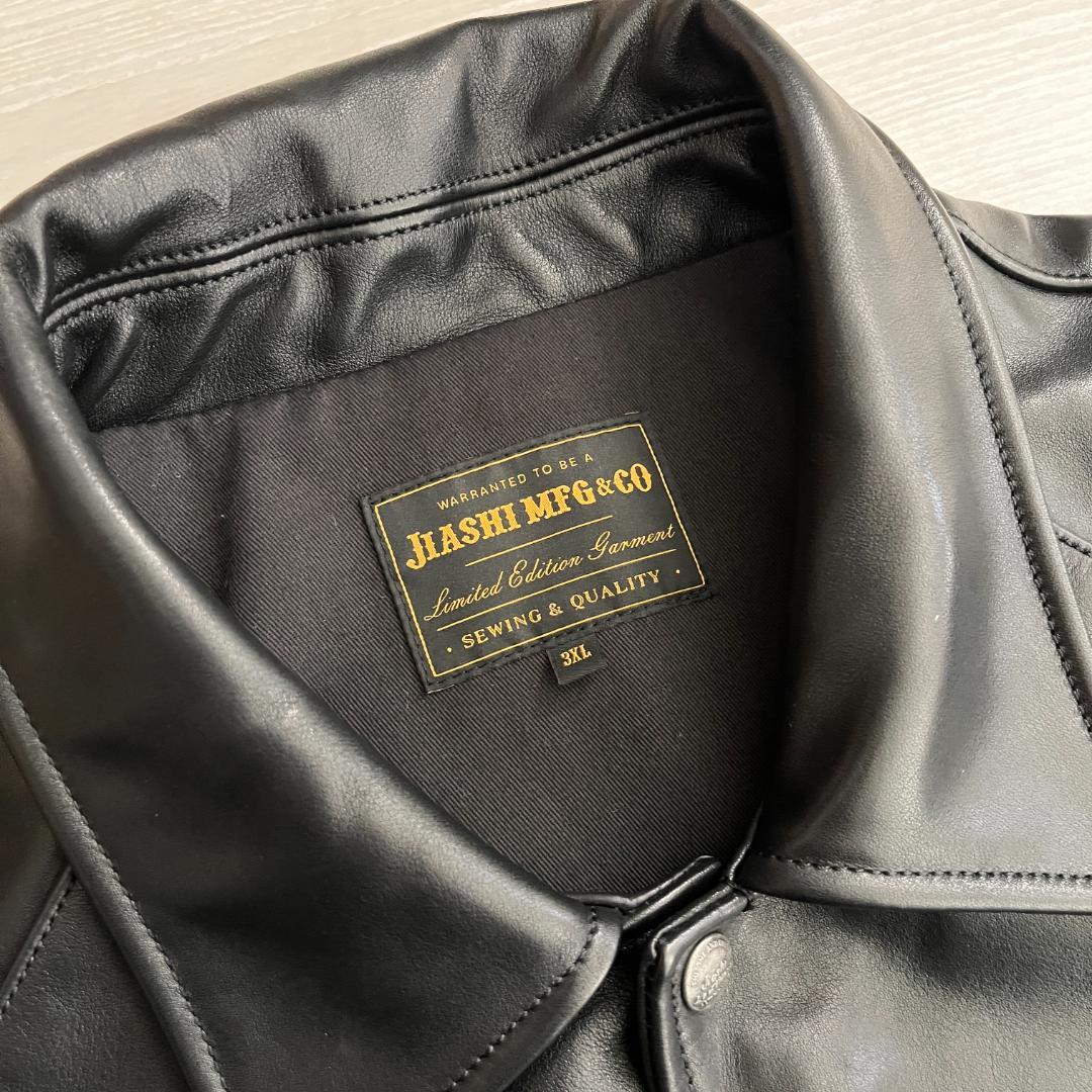 試着のみ JIASHI MFG&CO レザーコーチジャケット