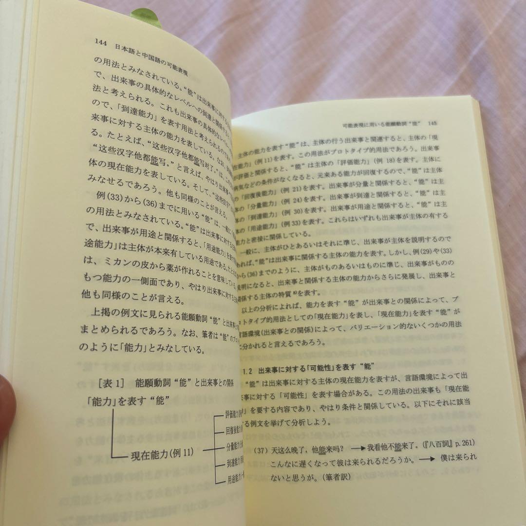 日本語と中国語の可能表現(絶版本) 日中対照言語学会編/白帝社②