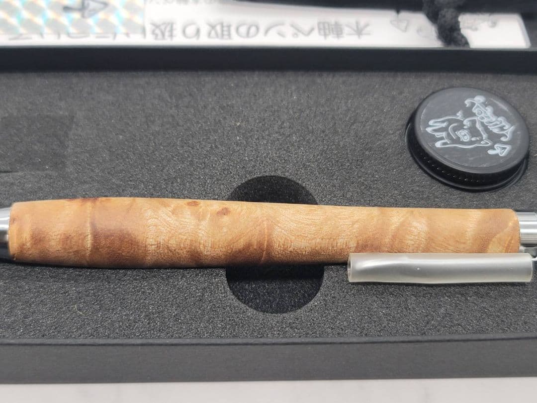 新品　こぶた工房　マーブルウッド極上　シャープペンシル0.5