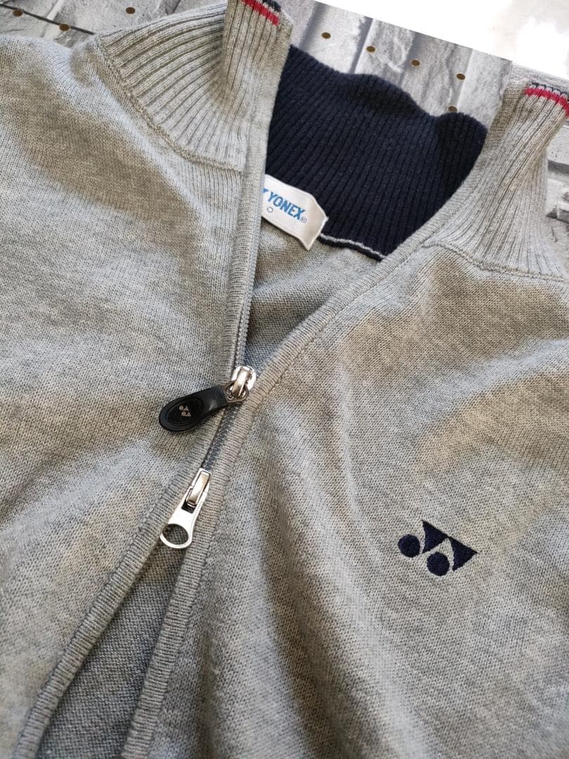 YONEX ヨネックス フルジップセーター グレー