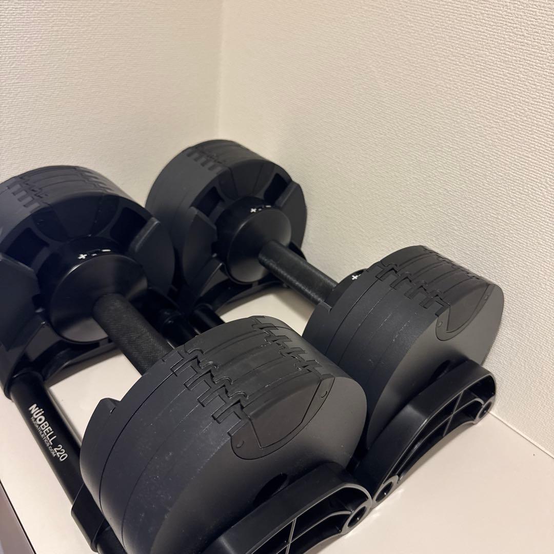 NUOBELL 20kg フレックスベル 可変式ダンベル ブラック①