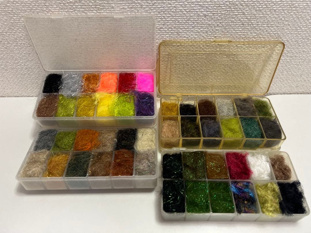 あ*わ様 釣具引退品　フライタイイング マテリアル大量まとめ売り　中古釣具　現状