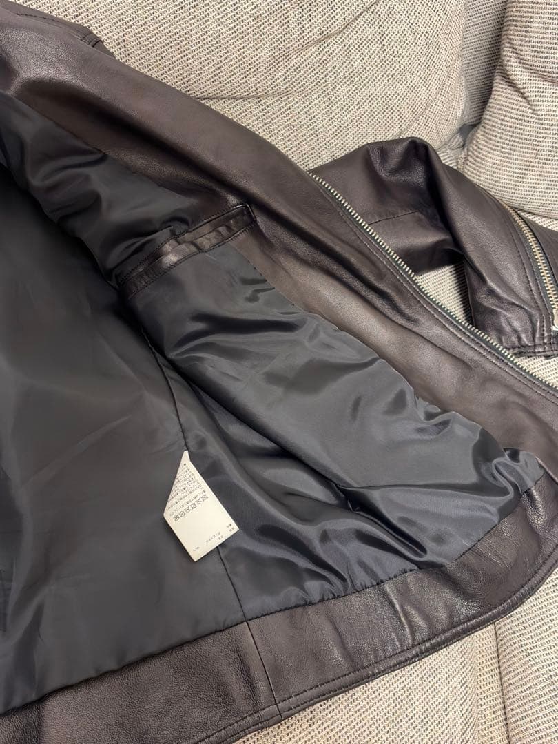 【美品】メゾンスペシャル シープレザー ダブルライダースジャケット（サイズ1）
