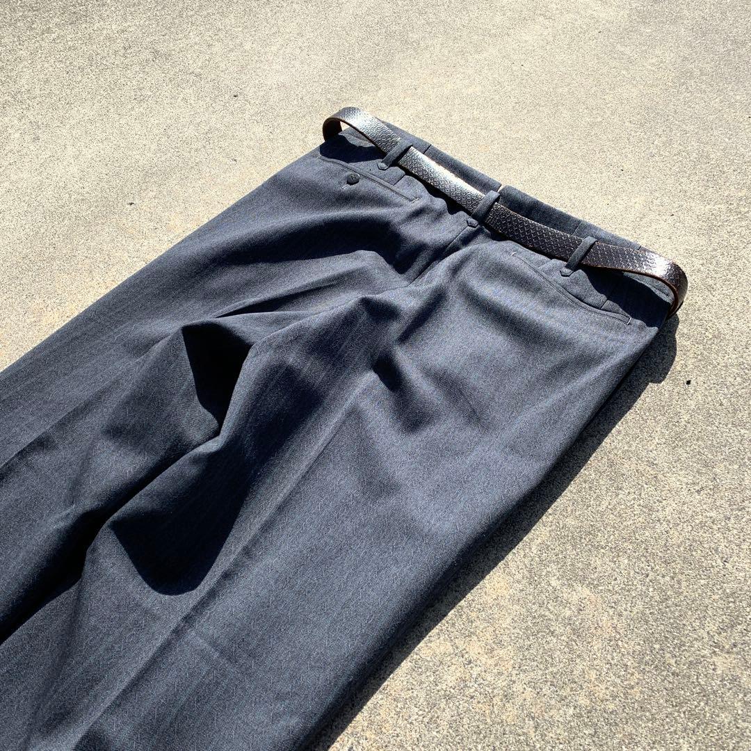い*ん様 【50s】 vintage wide slacks talon zip
