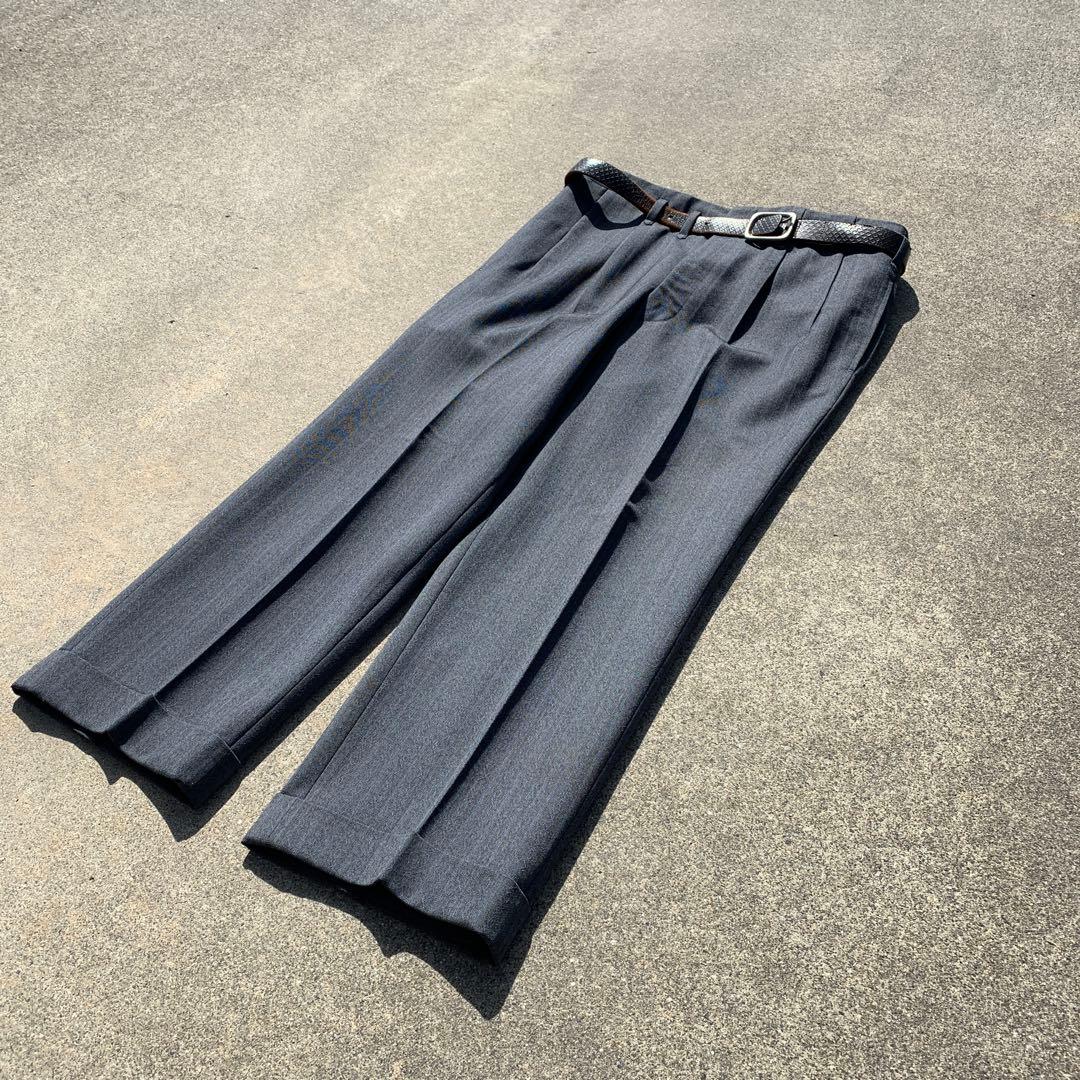 い*ん様 【50s】 vintage wide slacks talon zip