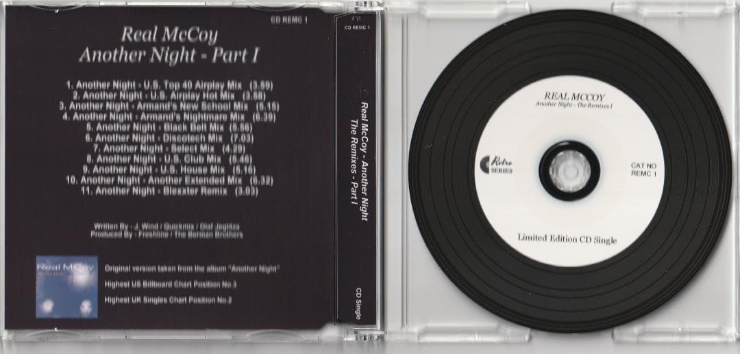 Real McCoy　Another Night　リミックス集 貴重 CD