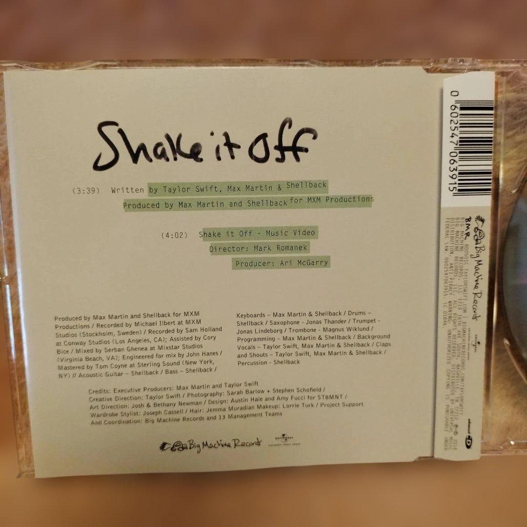 洋楽 TAYLOR SWIFT / SHAKE IT OFF