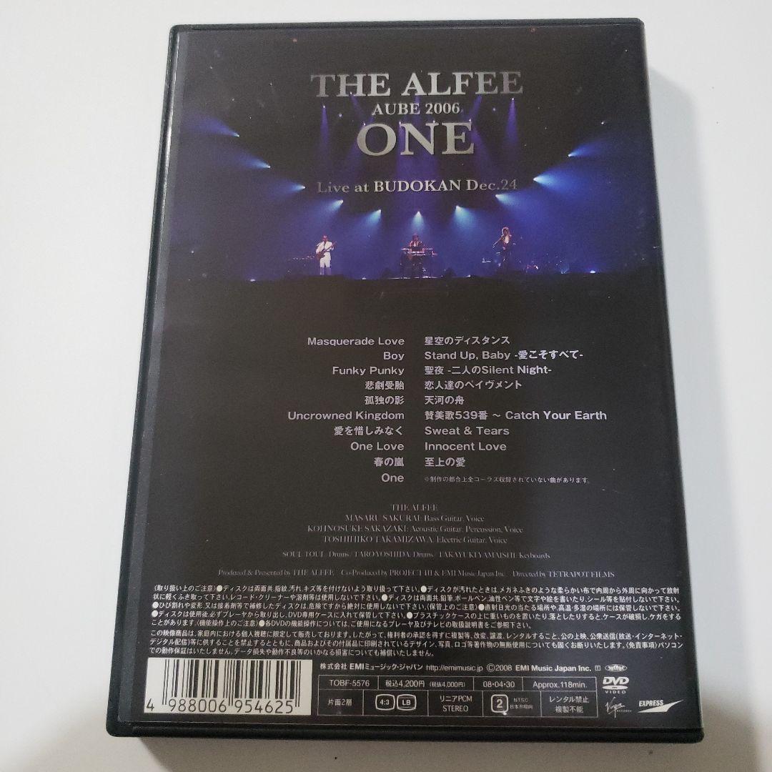 THE ALFEE 2006 ONE　DVD Dec.24