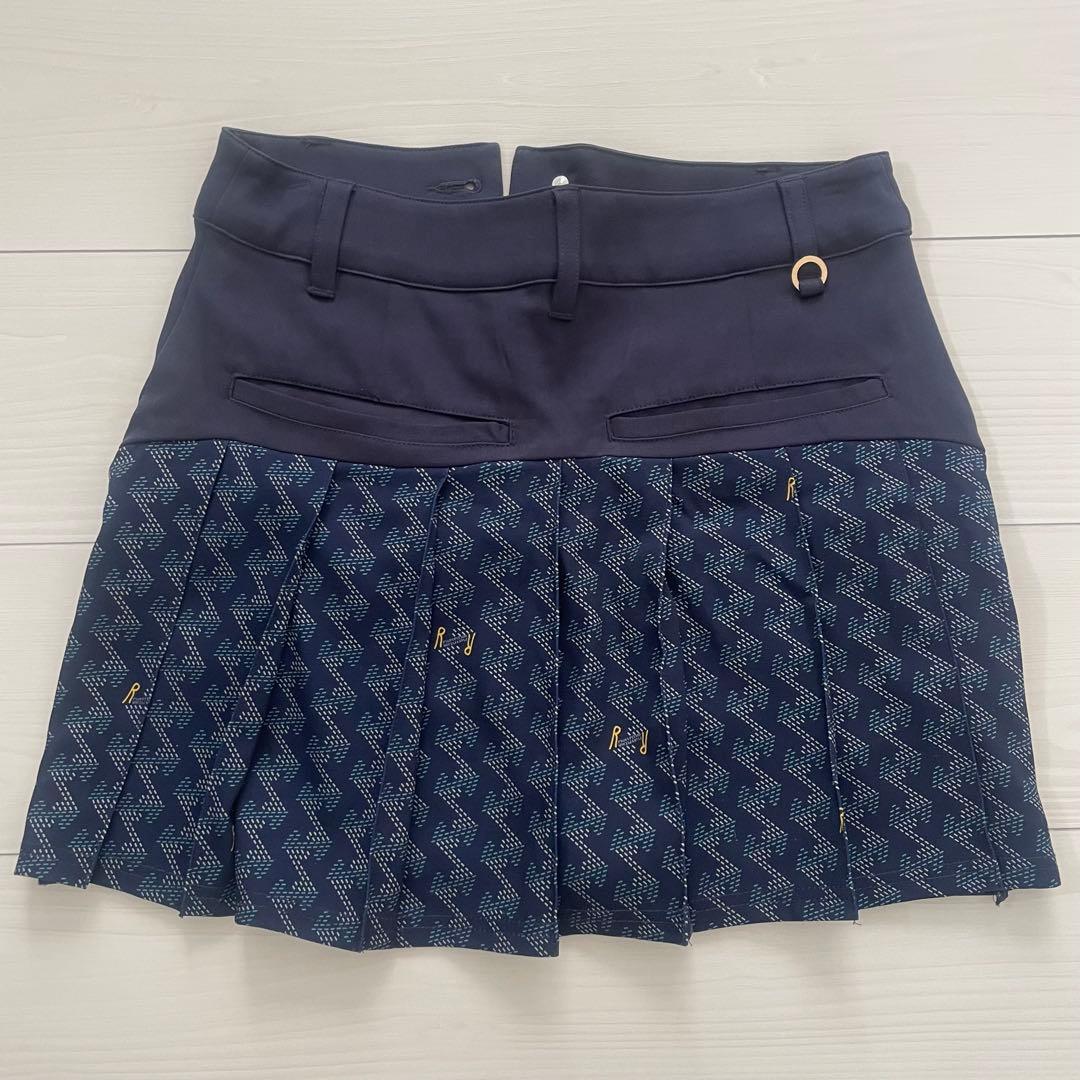 【美品】レザレクション　レディース ゴルフスカート ネイビー　XS