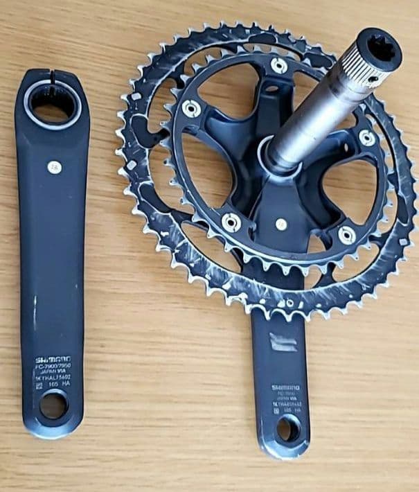SHIMANO DURA-ACEクランクセットFC7900 52/39 165