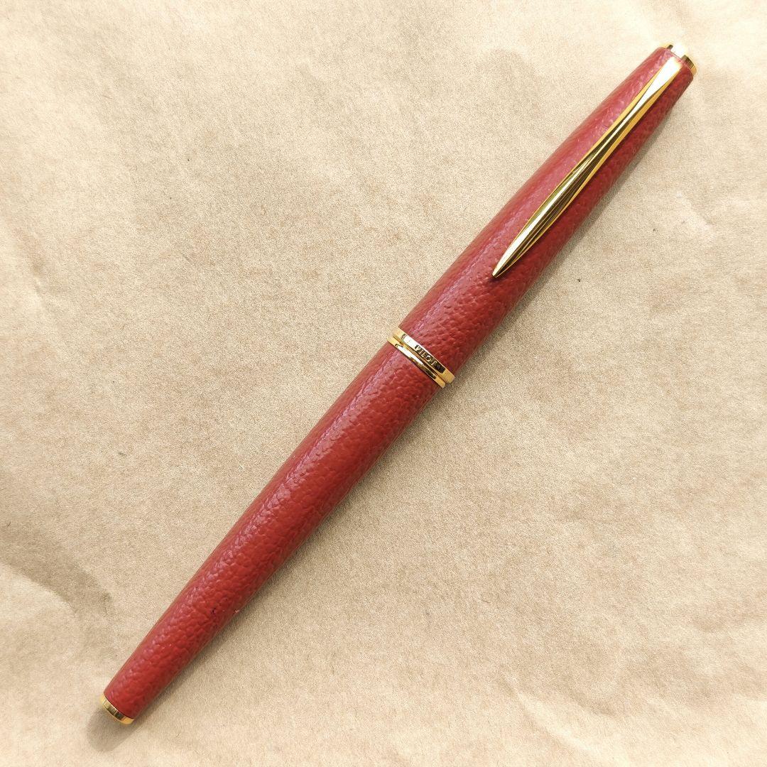 Pilot 14k 革巻き 万年筆 パイロット 未使用