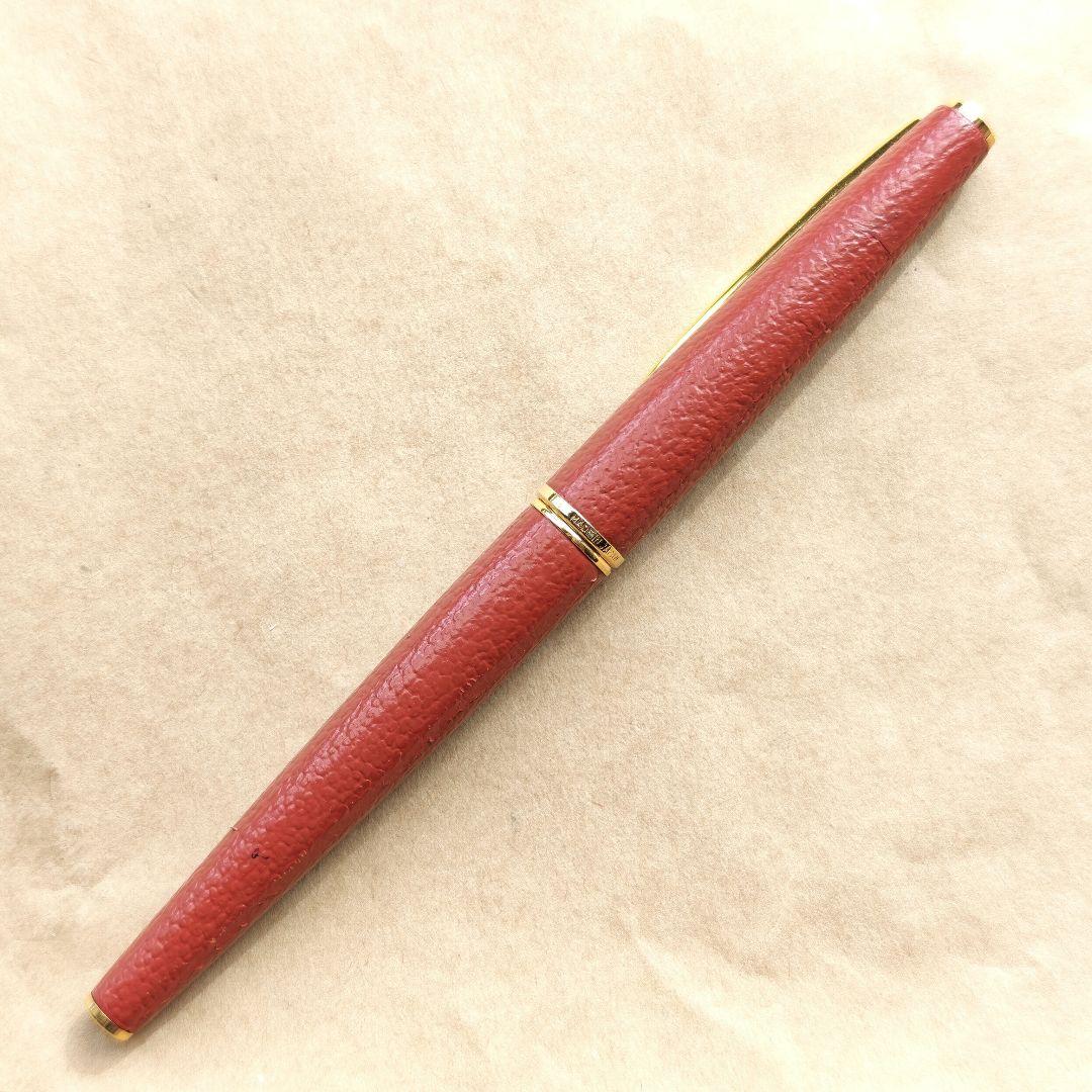 Pilot 14k 革巻き 万年筆 パイロット 未使用
