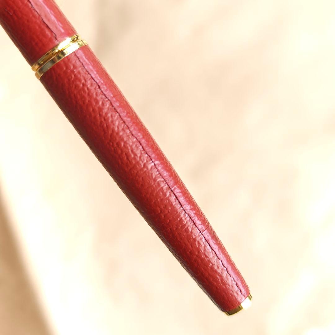Pilot 14k 革巻き 万年筆 パイロット 未使用