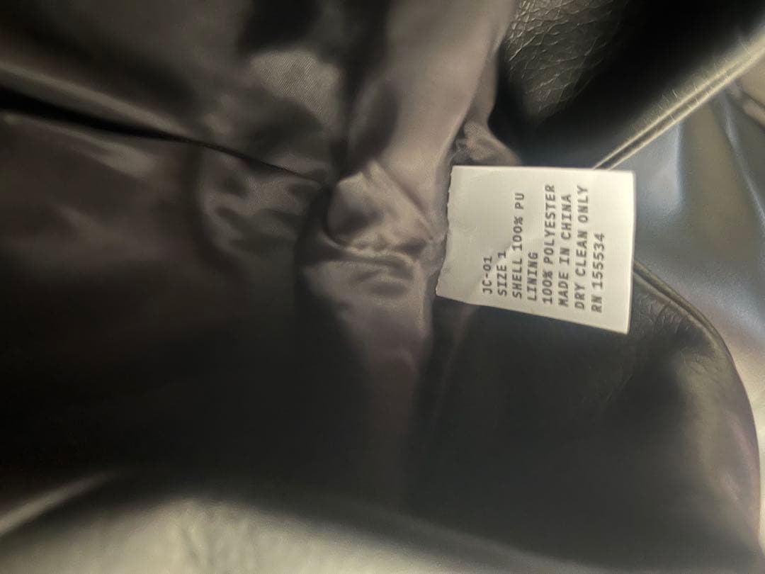 yeezy JC-01 size 1 レザージャケット
