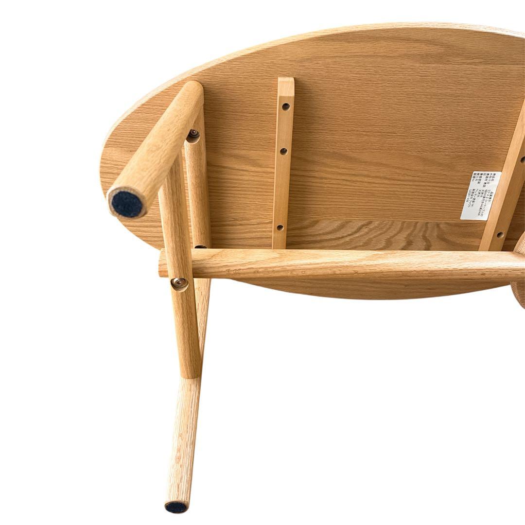 【美品】KEYUCA ケユカ ヨナスII ローテーブル 天然木 木製 北欧風