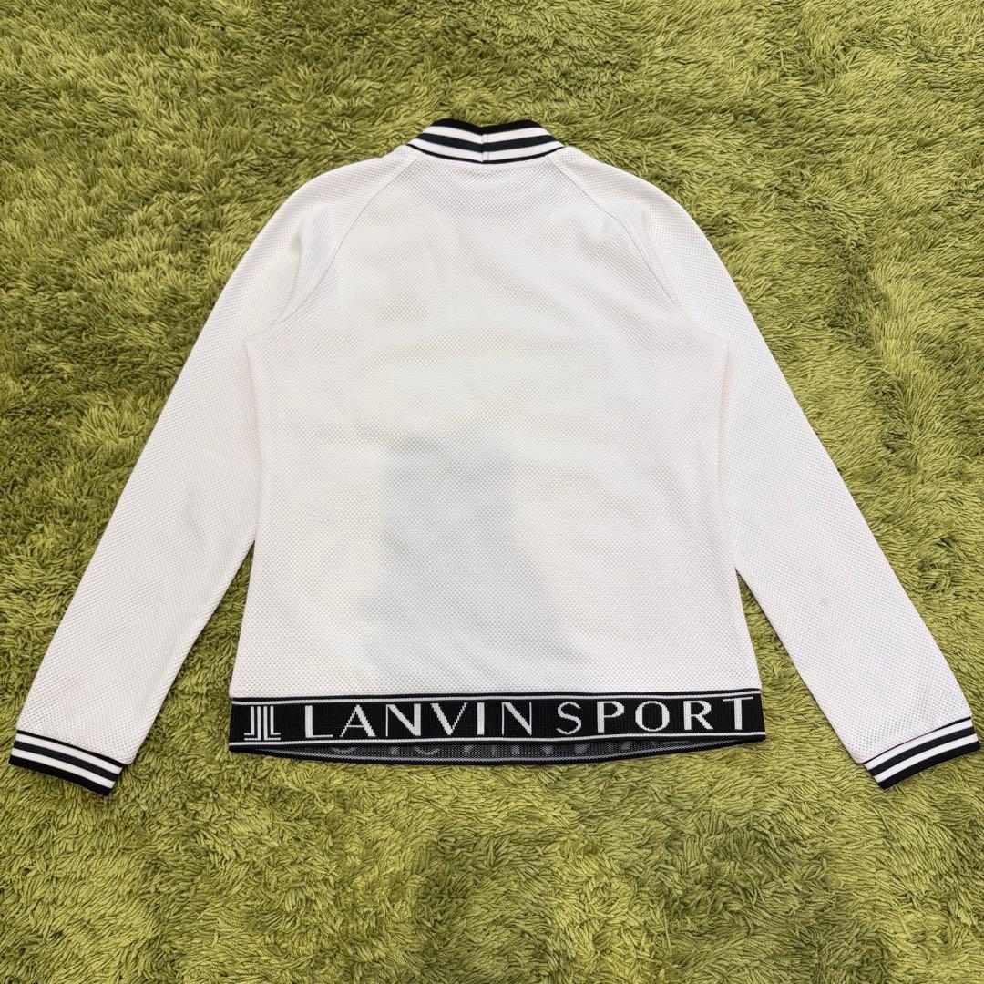 LANVIN SPORT ランバンスポール 長袖モックネック ホワイト 38 M