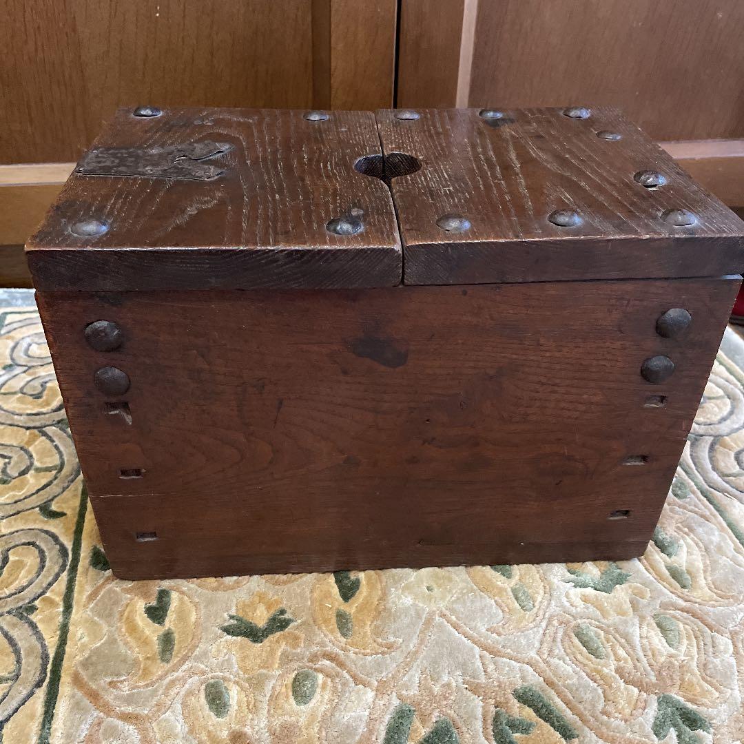 アンティーク　骨董品　銭箱