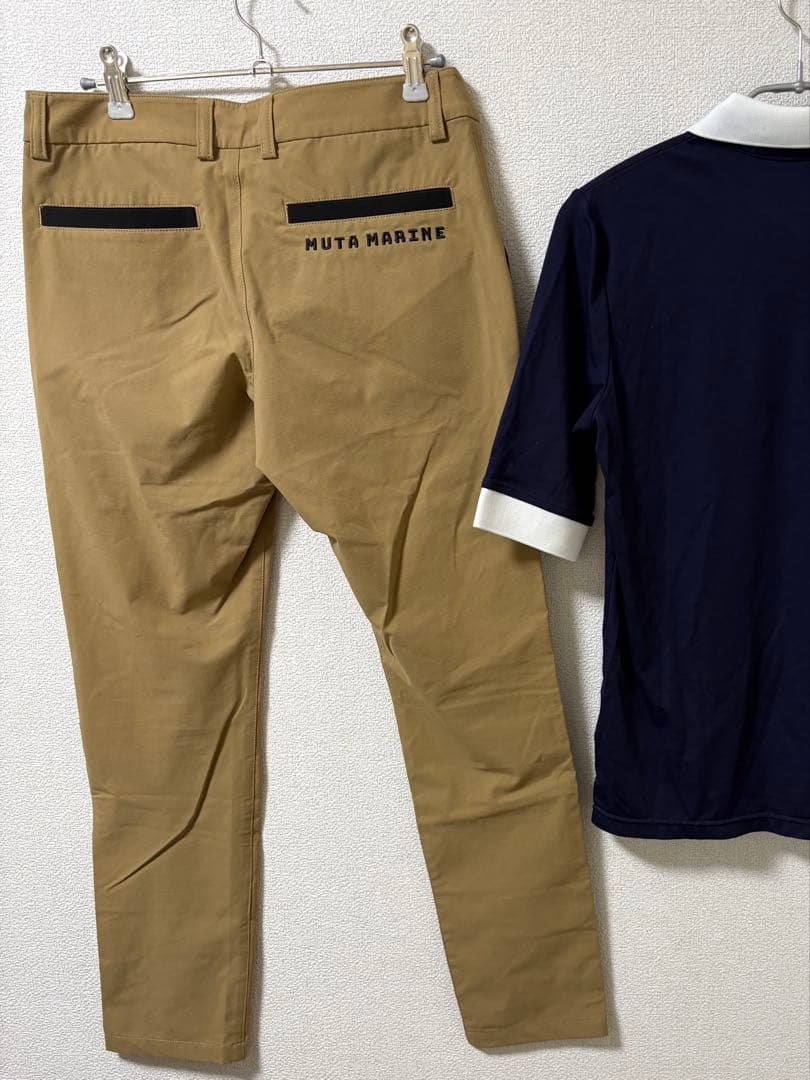 muta MARINE ムータマリン ロングパンツ 2 woman M ベージュ