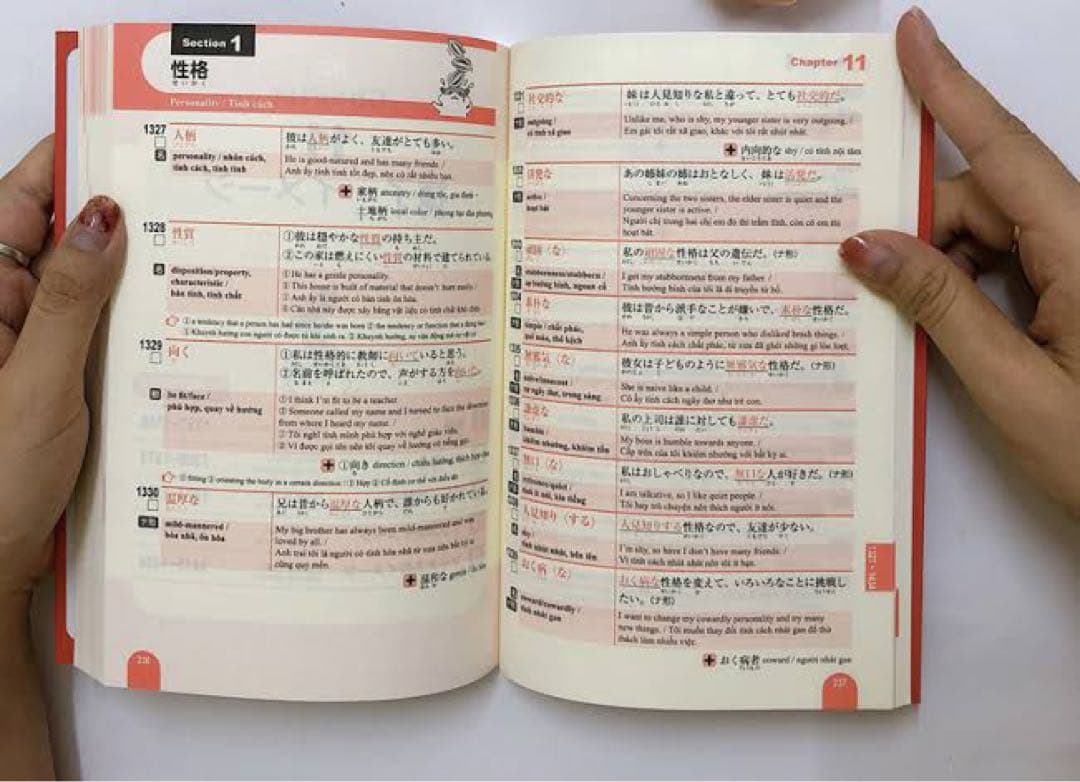 5冊セット「はじめての日本語能力試験N1-2-3-4-5単語」英語・ベトナム語