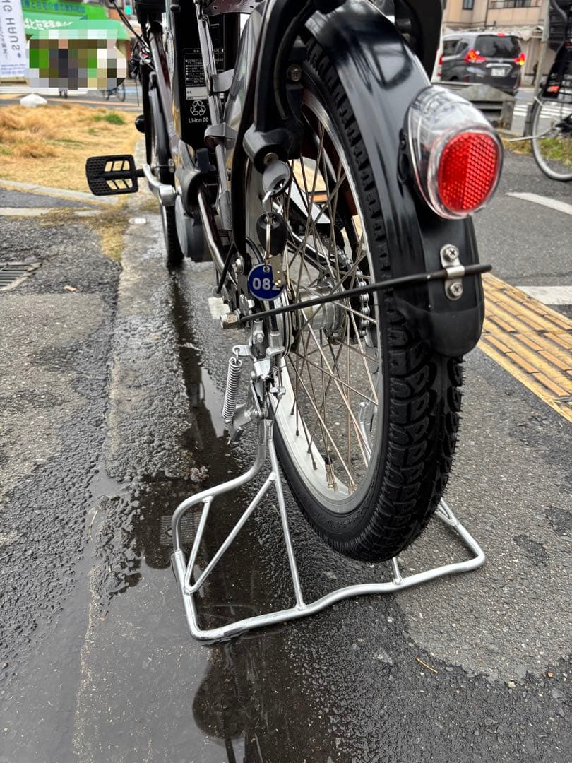 中古20㌅Panasonic電動アシスト自転車　8.9Ah4点灯　082