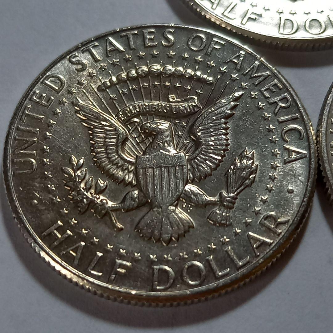 銀貨 1967年 ケネディハーフダラー 5枚set 量目51.62g