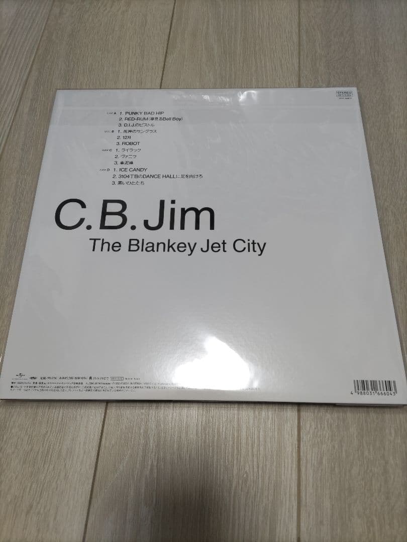 ブランキージェットシテイ　レコード　限定生産盤　Tシャツ付　C.B.Jim