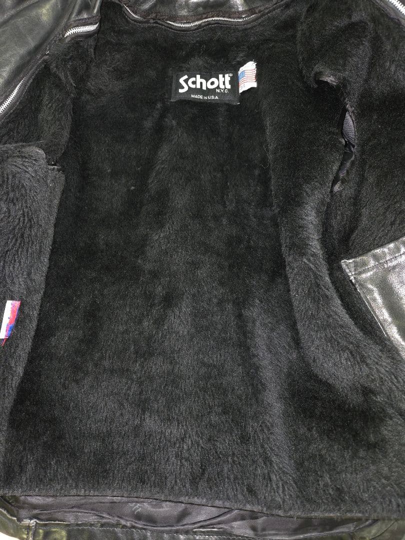 ★値下げ★schott ショット ボアライナー 141 立襟 シングルライダース