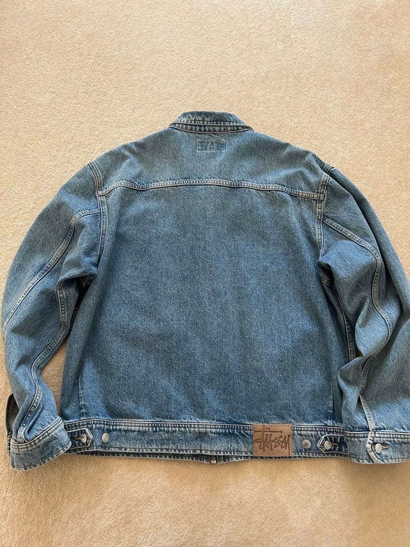 STUSSY デニムジャケットZIP WORK JACKET DENIM XL