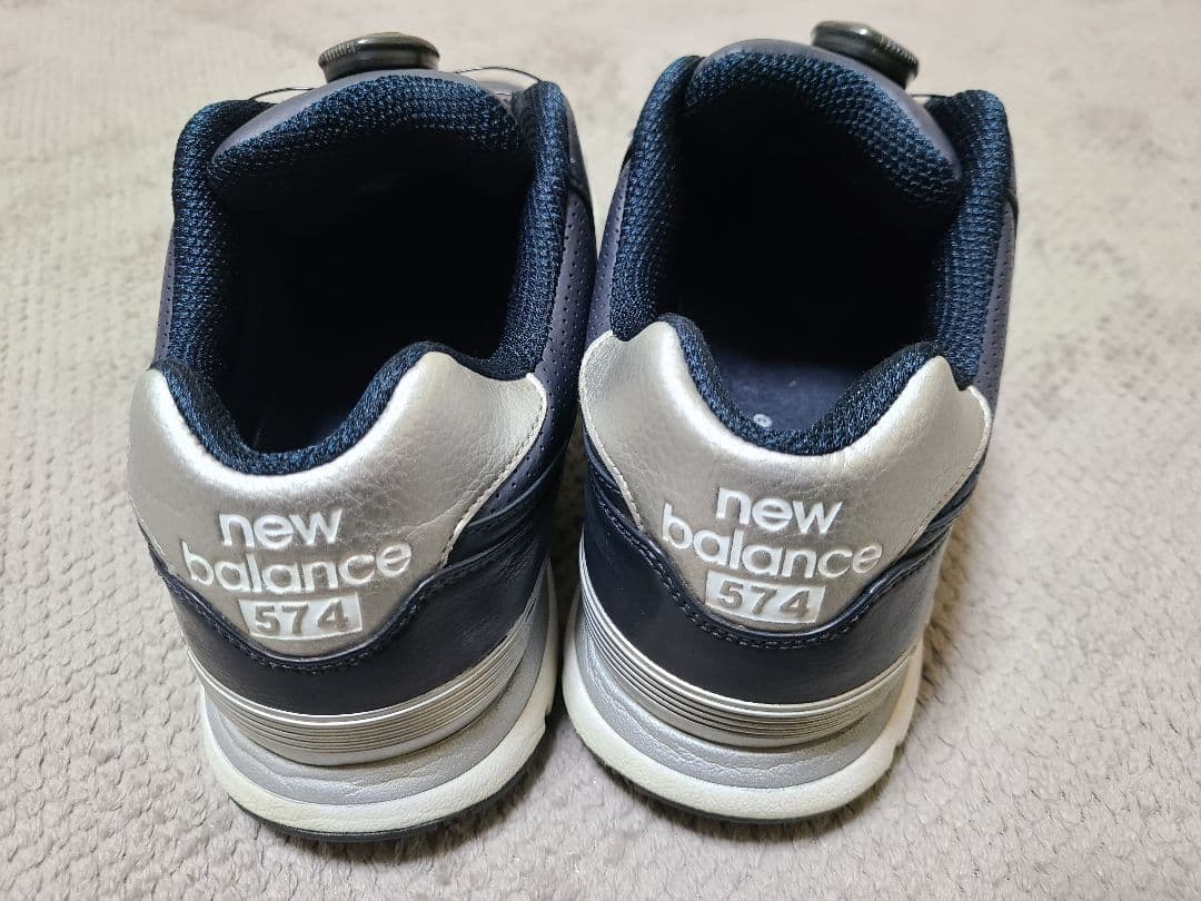 New Balance 574 ゴルフシューズ ネイビー