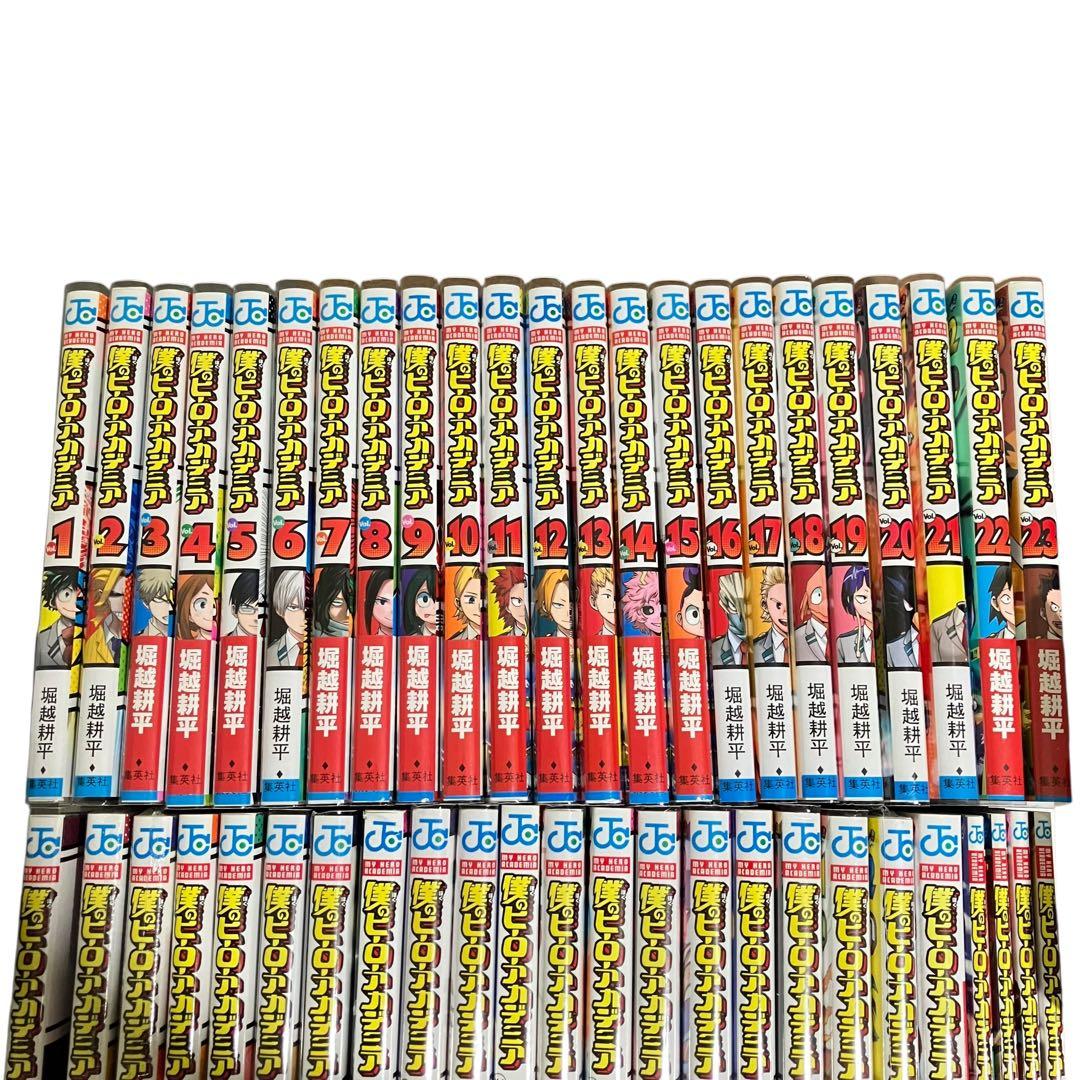 僕のヒーローアカデミア 全巻セット/1〜42巻+関連本5冊/計47冊【良品】