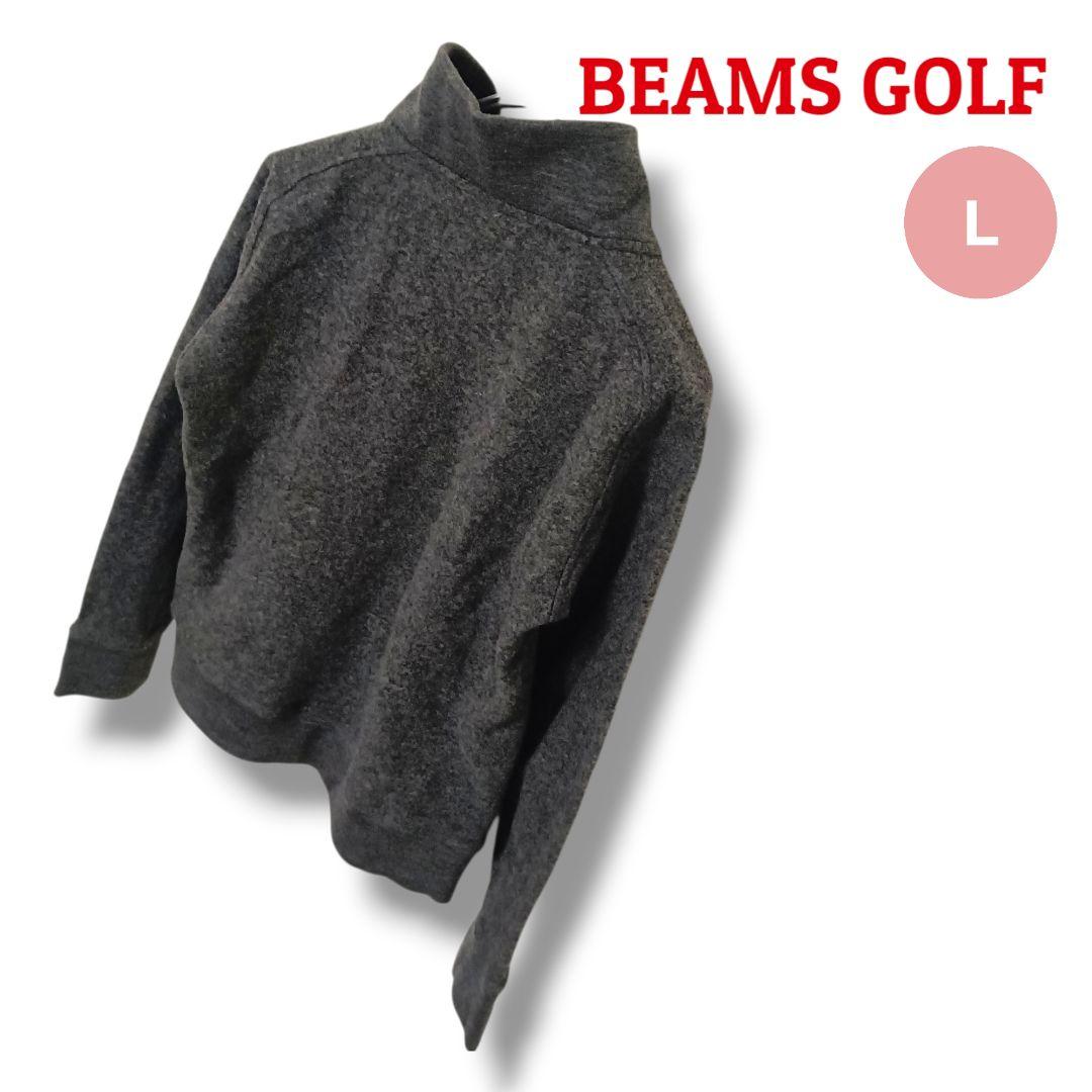 【上品見え】BEAMSGOLFビームスゴルフ ブルゾン Lグレーレディースゴルフ