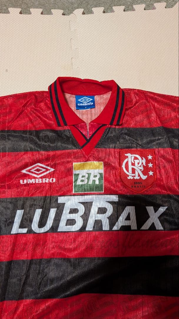 Umbro CR フラメンゴサッカーシャツ 赤黒（100周年）中古