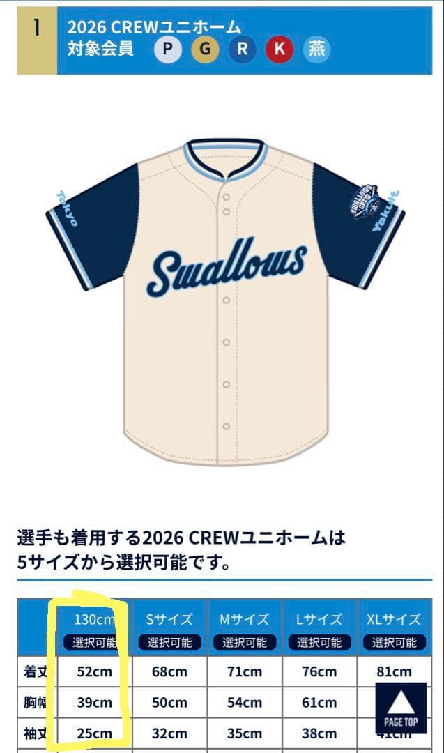 Swallows 2026 クルー入会特典　セット